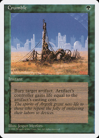 Crumble [Fourth Edition] | Gate City Games LLC