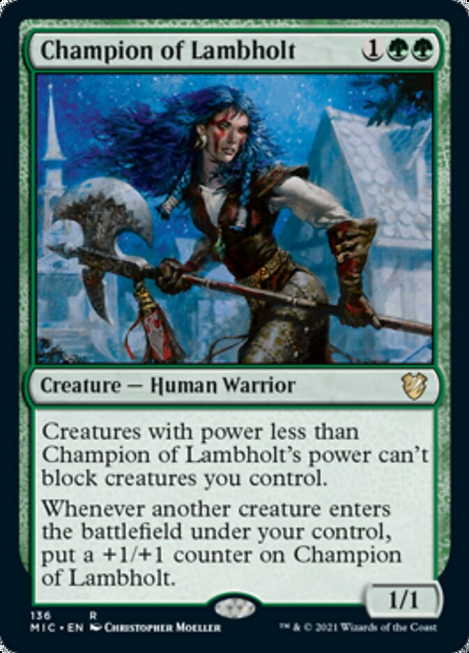 Champion of Lambholt [Innistrad: Midnight Hunt Commander] | Gate City Games LLC