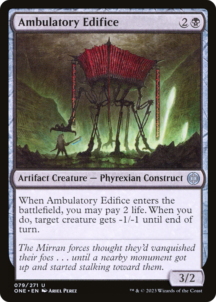 Ambulatory Edifice [Phyrexia: All Will Be One] | Gate City Games LLC