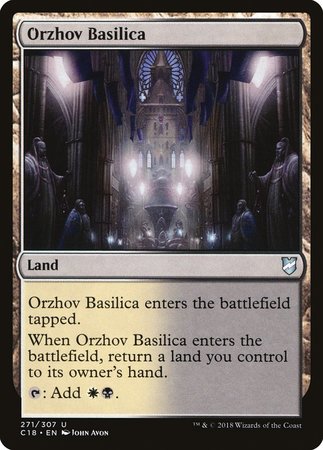 Orzhov Basilica [Commander 2018] | Gate City Games LLC