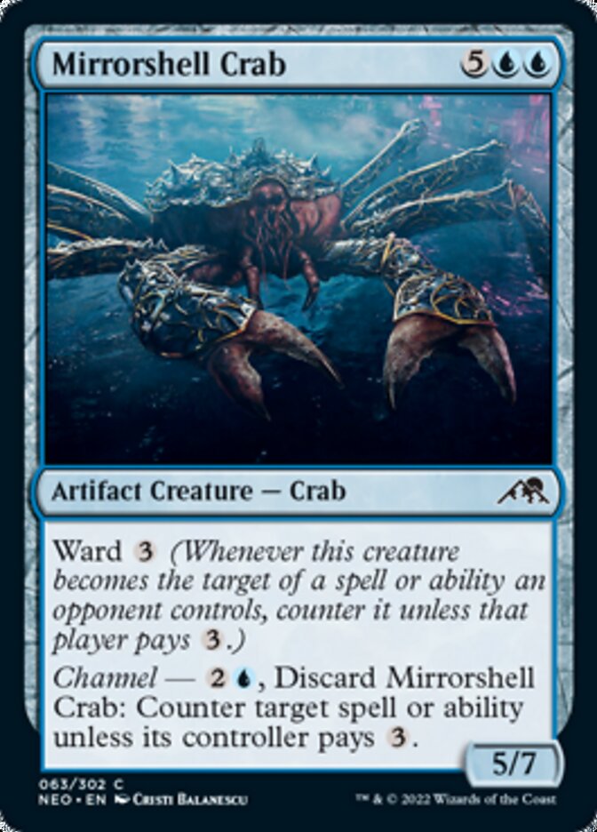 Mirrorshell Crab [Kamigawa: Neon Dynasty] | Gate City Games LLC