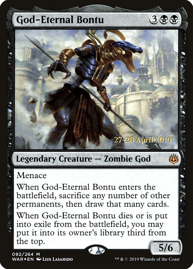 God-Eternal Bontu  [War of the Spark Prerelease Promos] | Gate City Games LLC