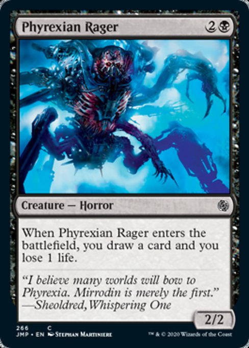 Phyrexian Rager [Jumpstart] | Gate City Games LLC