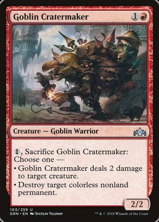 Goblin Cratermaker [Guilds of Ravnica] | Gate City Games LLC