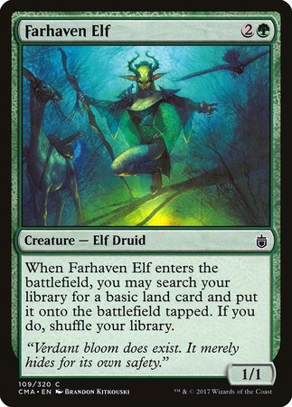 Farhaven Elf [Commander Anthology] | Gate City Games LLC