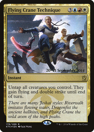 Flying Crane Technique [Khans of Tarkir Promos] | Gate City Games LLC