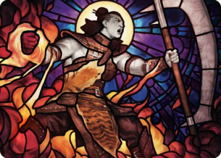 Garna, Bloodfist of Keld Art Card [Dominaria United Art Series] | Gate City Games LLC