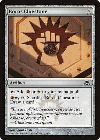 Boros Cluestone [Dragon's Maze] | Gate City Games LLC