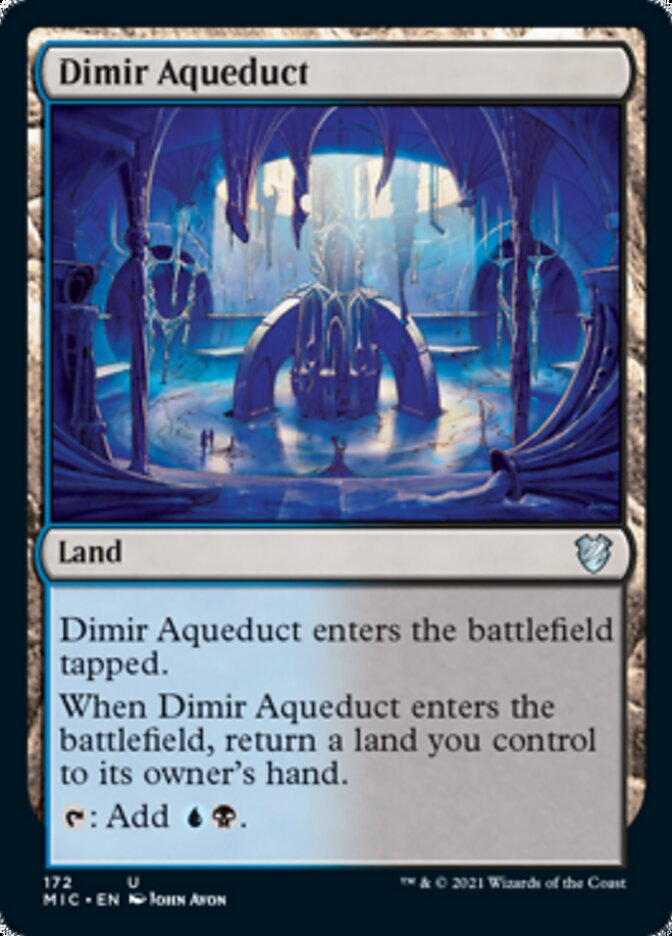 Dimir Aqueduct [Innistrad: Midnight Hunt Commander] | Gate City Games LLC