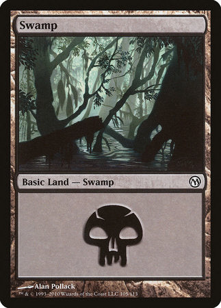 Swamp (105) [Duels of the Planeswalkers] | Gate City Games LLC