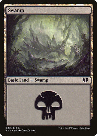 Swamp (332) [Commander 2015] | Gate City Games LLC