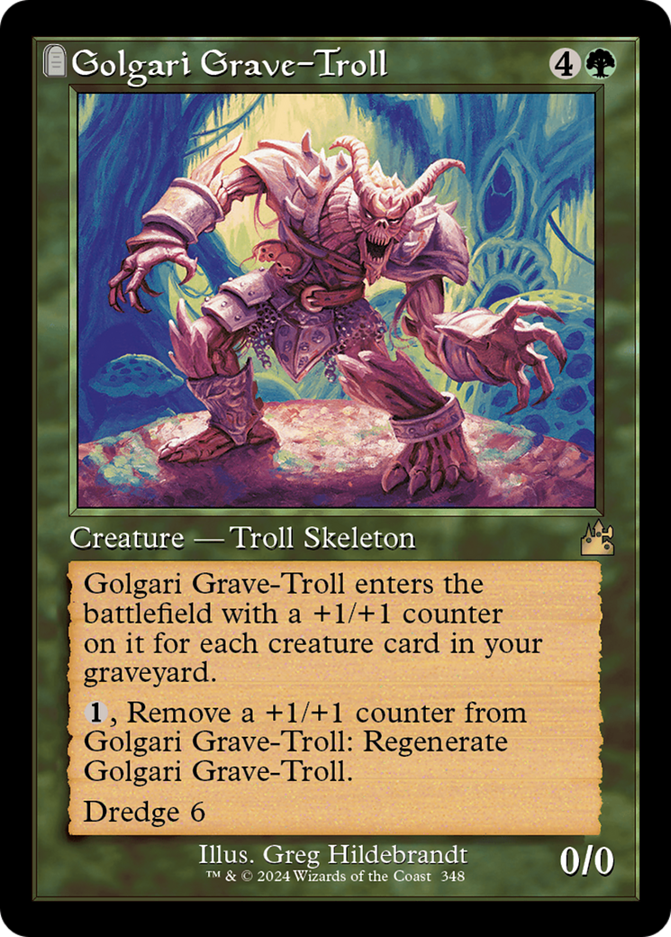 Golgari Grave-Troll (Retro Frame) [Ravnica Remastered] | Gate City Games LLC