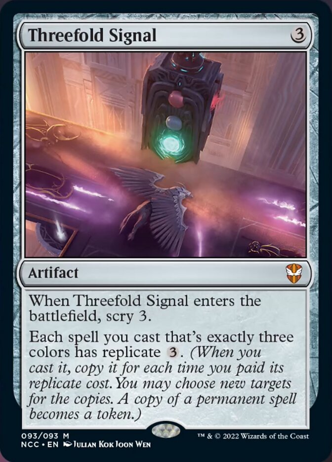 Threefold Signal [Streets of New Capenna Commander] | Gate City Games LLC