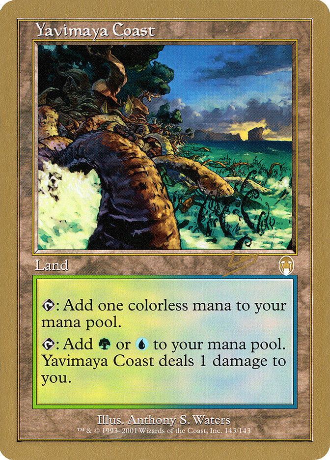 Yavimaya Coast (Raphael Levy) [World Championship Decks 2002] | Gate City Games LLC