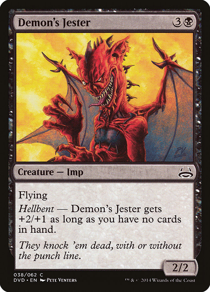 Demon's Jester (Divine vs. Demonic) [Duel Decks Anthology] | Gate City Games LLC