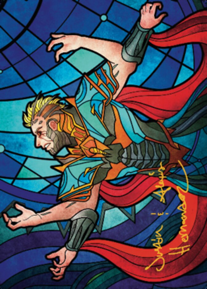 Ertai Resurrected Art Card 2 (Gold-Stamped Signature) [Dominaria United Art Series] | Gate City Games LLC