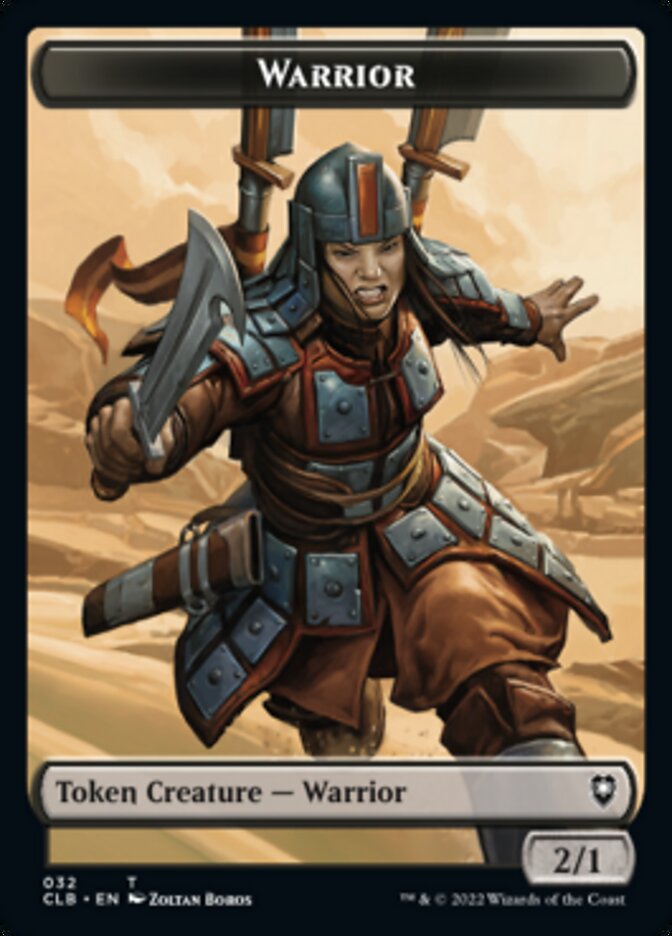 Warrior // Inkling Double-sided Token [Commander Legends: Battle for Baldur's Gate Tokens] | Gate City Games LLC