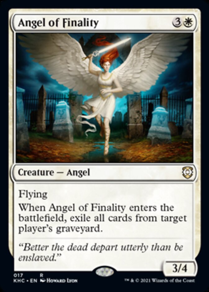 Angel of Finality [Kaldheim Commander] | Gate City Games LLC