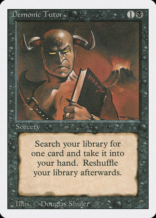 Demonic Tutor [Revised Edition] | Gate City Games LLC