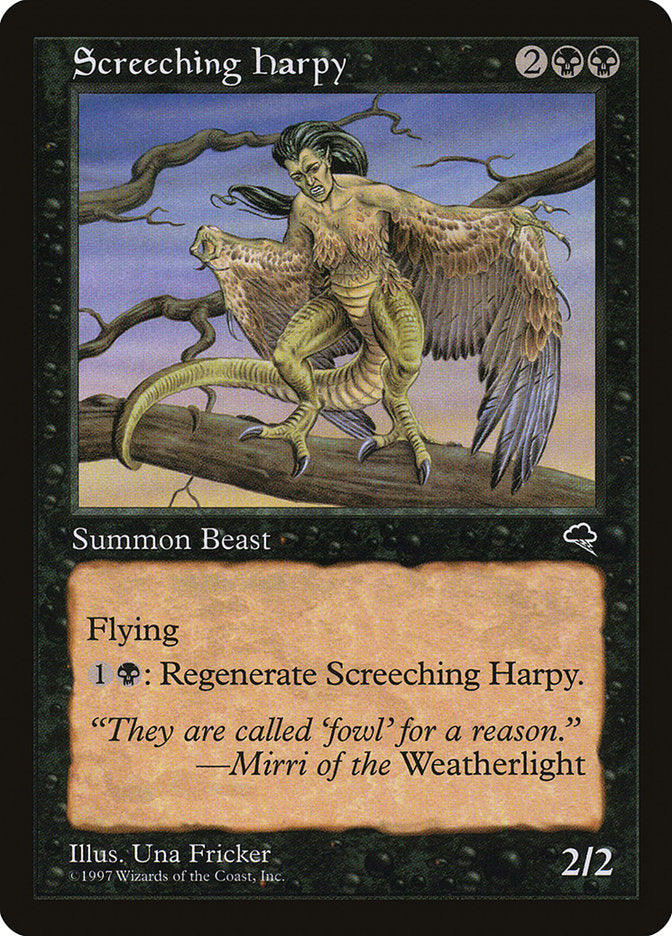 Screeching Harpy [Tempest] | Gate City Games LLC