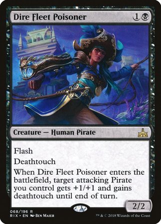 Dire Fleet Poisoner [Rivals of Ixalan] | Gate City Games LLC