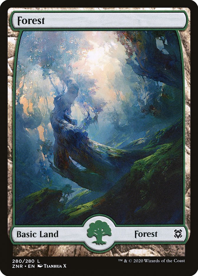 Forest (280) [Zendikar Rising] | Gate City Games LLC