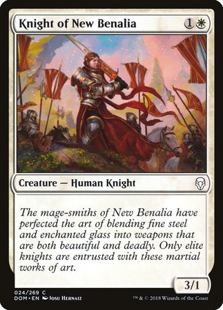 Knight of New Benalia [Dominaria] | Gate City Games LLC