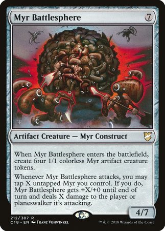 Myr Battlesphere [Commander 2018] | Gate City Games LLC
