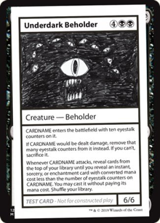 Underdark Beholder (2021 Edition) [Mystery Booster Playtest Cards] | Gate City Games LLC