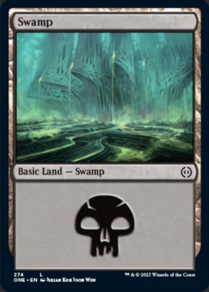 Swamp (274) [Phyrexia: All Will Be One] | Gate City Games LLC