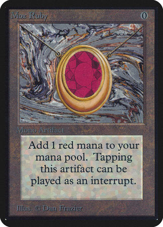 Mox Ruby [Limited Edition Alpha] | Gate City Games LLC