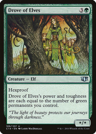Drove of Elves [Commander 2014] | Gate City Games LLC