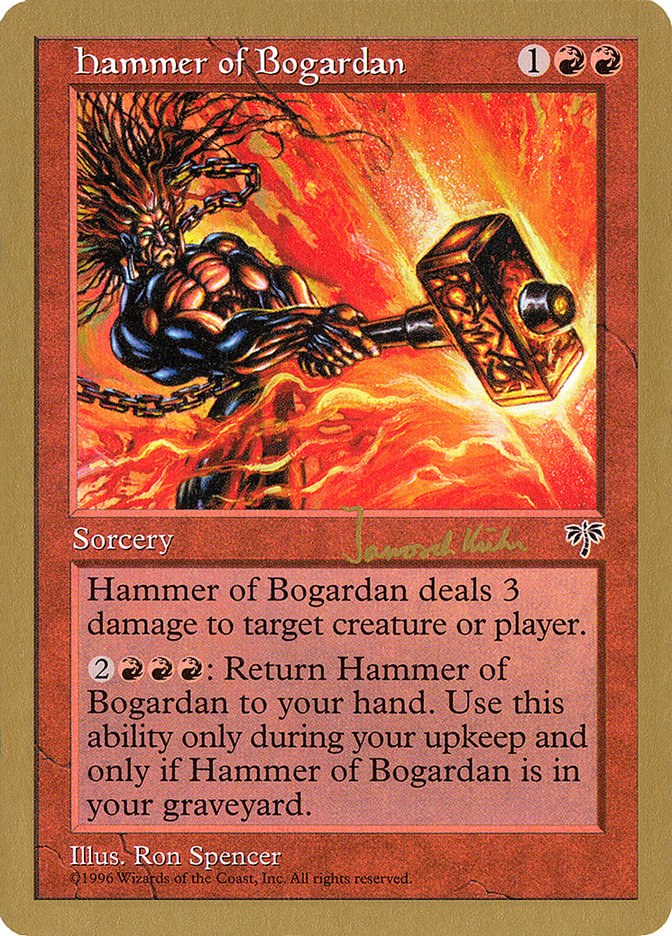 Hammer of Bogardan (Janosch Kuhn) [World Championship Decks 1997] | Gate City Games LLC