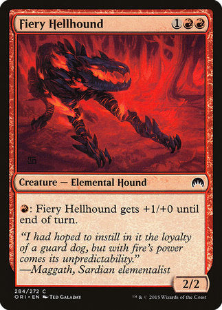 Fiery Hellhound [Magic Origins] | Gate City Games LLC
