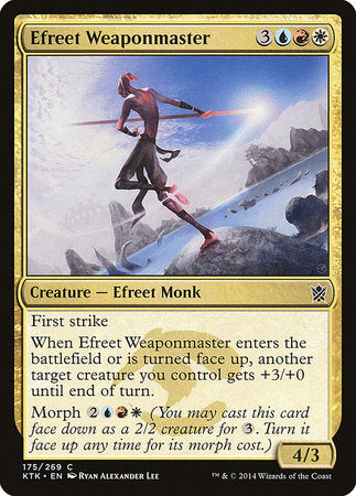 Efreet Weaponmaster [Khans of Tarkir] | Gate City Games LLC