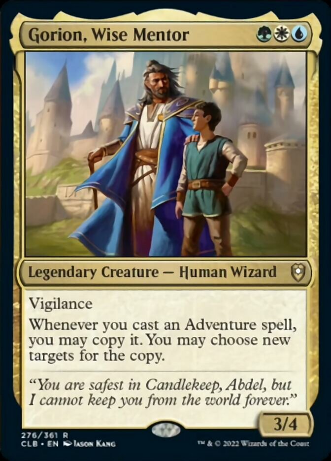 Gorion, Wise Mentor [Commander Legends: Battle for Baldur's Gate] | Gate City Games LLC