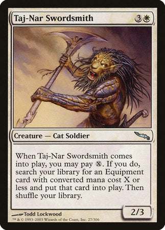 Taj-Nar Swordsmith [Mirrodin] | Gate City Games LLC