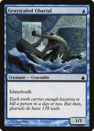 Grayscaled Gharial [Ravnica: City of Guilds] | Gate City Games LLC