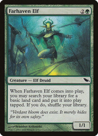 Farhaven Elf [Shadowmoor] | Gate City Games LLC