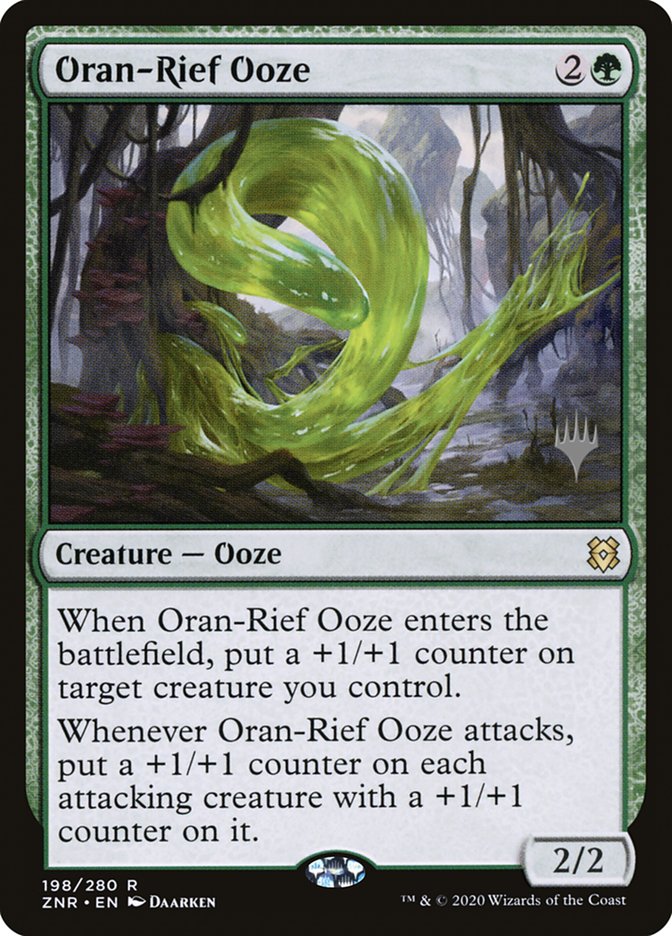 Oran-Rief Ooze (Promo Pack) [Zendikar Rising Promos] | Gate City Games LLC