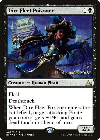 Dire Fleet Poisoner [Rivals of Ixalan Promos] | Gate City Games LLC