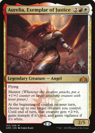 Aurelia, Exemplar of Justice [Guilds of Ravnica Promos] | Gate City Games LLC