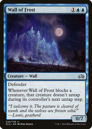 Wall of Frost [Planechase Anthology] | Gate City Games LLC