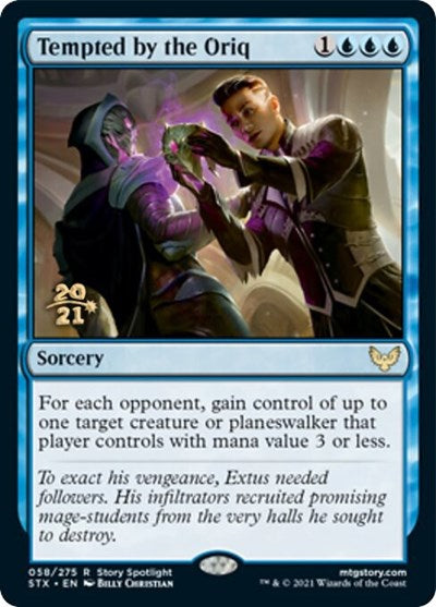 Tempted by the Oriq [Strixhaven: School of Mages Prerelease Promos] | Gate City Games LLC