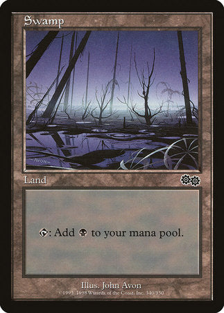 Swamp (340) [Urza's Saga] | Gate City Games LLC