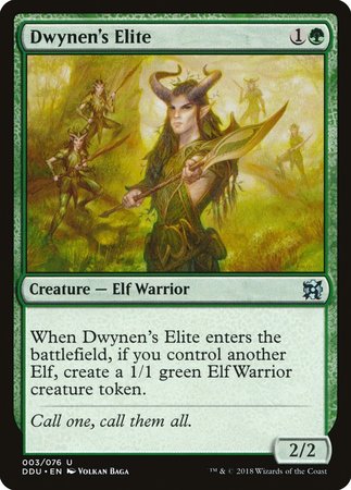 Dwynen's Elite [Duel Decks: Elves vs. Inventors] | Gate City Games LLC