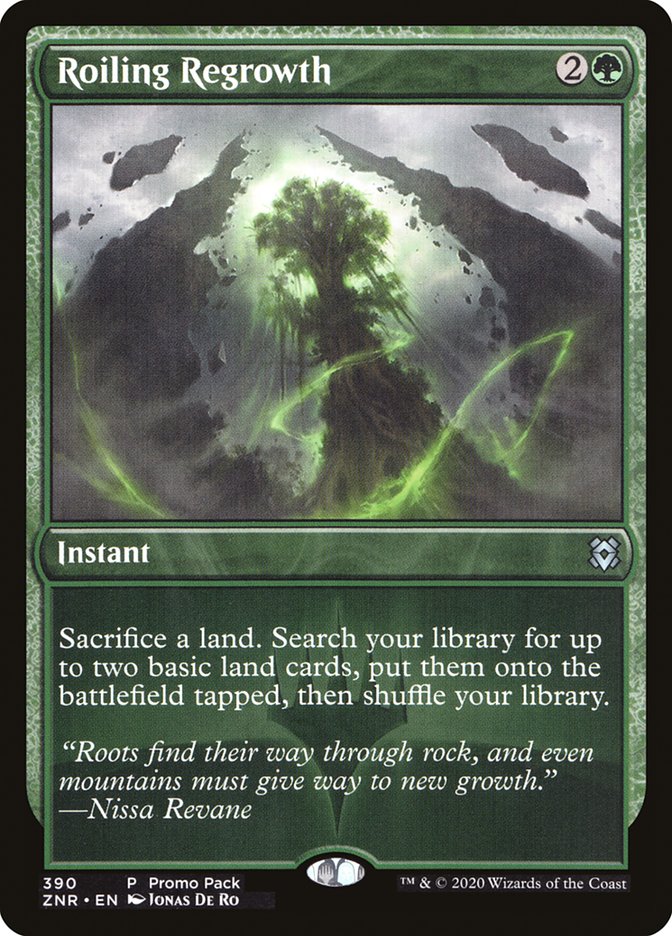 Roiling Regrowth (Promo Pack) [Zendikar Rising Promos] | Gate City Games LLC