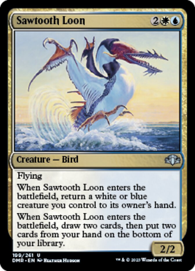 Sawtooth Loon [Dominaria Remastered] | Gate City Games LLC