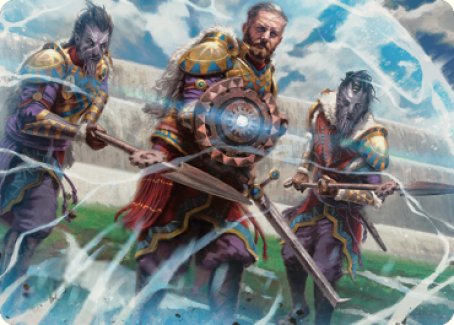 Argivian Phalanx Art Card [Dominaria United Art Series] | Gate City Games LLC