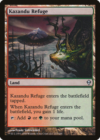Kazandu Refuge [Zendikar] | Gate City Games LLC